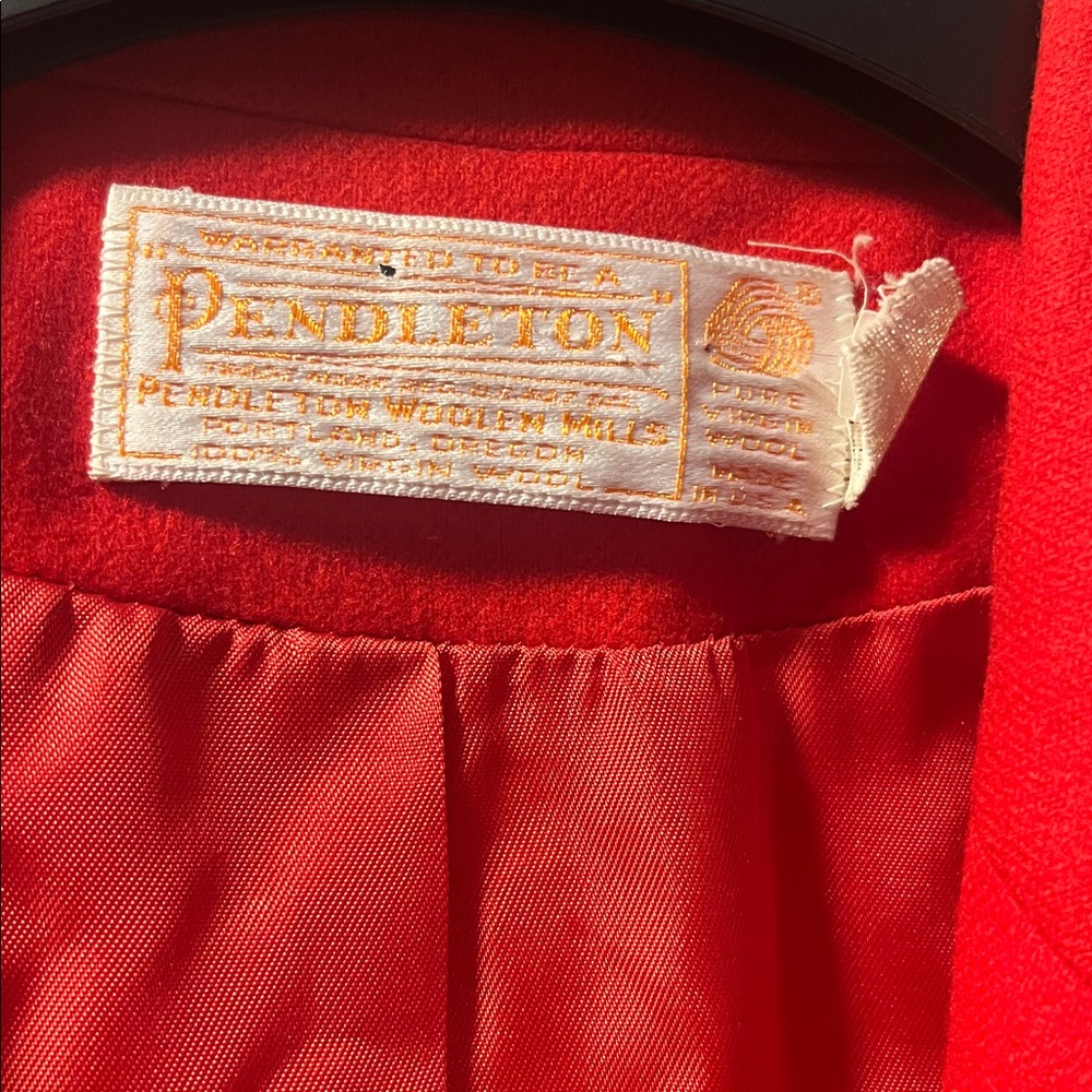 Pendleton Red Wool Jacket - image 2